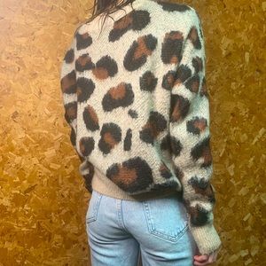 Cheetah print sweater